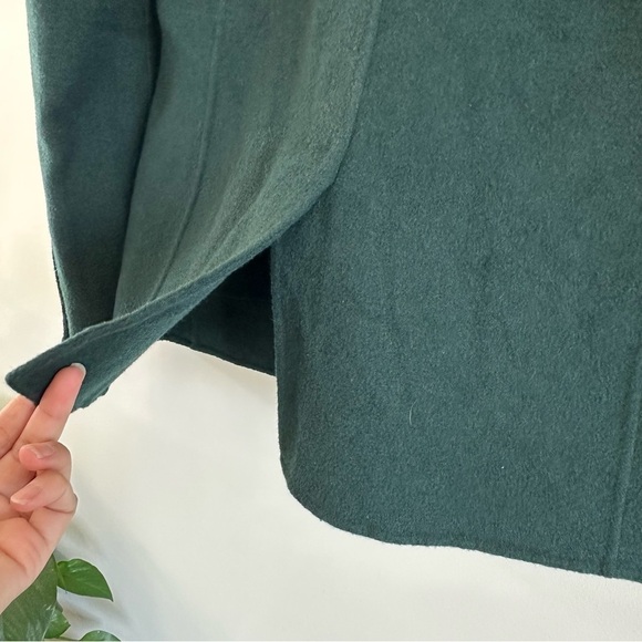 Talbots Wool Blend Green Blazer Jacket Size 10 - Picture 9 of 11